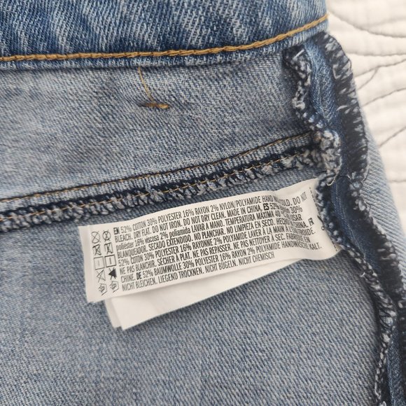 FOREVER 21 [S] Denim Lace Up Forever 21 Mini Skirt - Picture 5 of 10